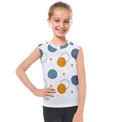 Abstract Circle Pastel Pattern T- Shirt Abstract Circle Pastel Pattern T- Shirt Kids  Mesh Tank Top