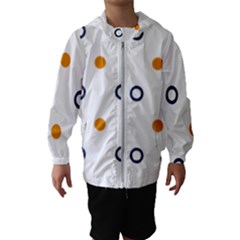 Abstract Dots And Circle Pattern T- Shirt Abstract Dots And Circle Pattern T- Shirt Kids  Hooded Windbreaker by maxcute