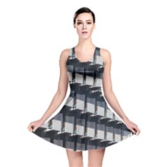 Balcony Pattern Reversible Skater Dress by artworkshop