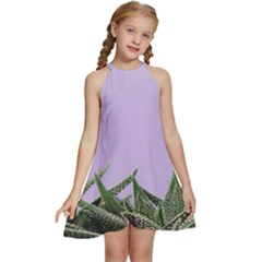 Cute Phone Wallpaper Kids  Halter Collar Waist Tie Chiffon Dress by artworkshop