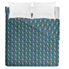 Evita Pop Art Style Graphic Motif Pattern Duvet Cover Double Side (queen Size) by dflcprintsclothing