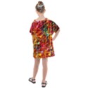 Design Art Pattern Kids  One Piece Chiffon Dress View2