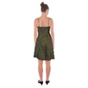 Green Grunge Background Ruffle Detail Chiffon Dress View2