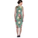 Victorian Floral Classic Sleeveless Midi Dress View2