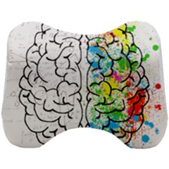 Brain-mind-psychology-idea-drawing Head Support Cushion by Jancukart