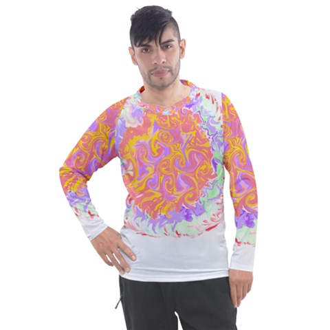 Abstract T- Shirt Circle Beauty In Abstract T- Shirt Men s Pique Long Sleeve Tee by maxcute