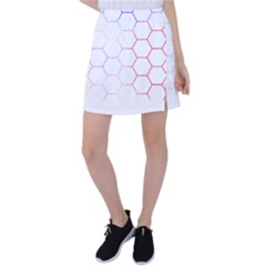 Abstract T- Shirt Honeycomb Pattern 7 Tennis Skirt by maxcute