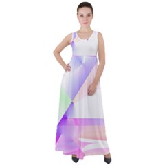 Abstract T- Shirt Purple Minimalistic Abstract Digital Art T- Shirt Empire Waist Velour Maxi Dress by maxcute