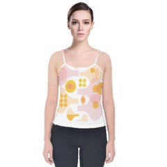 Abstract T- Shirt Science Lab T- Shirt Velvet Spaghetti Strap Top by maxcute