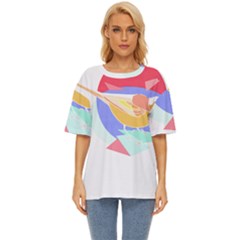 Bird Lover T- Shirtbird T- Shirt (21) Oversized Basic Tee by maxcute