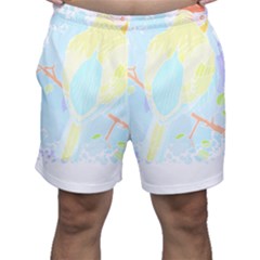 Birds Illustration T- Shirtbird T- Shirt (5) Men s Shorts by maxcute