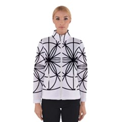 Black And White Pattern T- Shirt Black And White Pattern T- Shirt Women s Bomber Jacket by maxcute