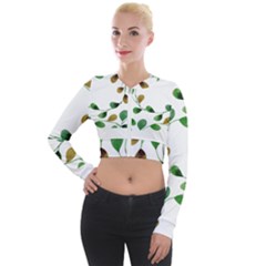 Boho Leaf Pattern T- Shirt Boho Leaf Pattern T- Shirt Long Sleeve Cropped Velvet Jacket by maxcute