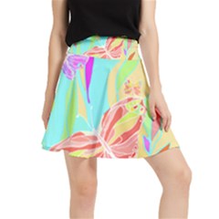 Butterfly Art T- Shirtbutterfly T- Shirt (6) Waistband Skirt by maxcute