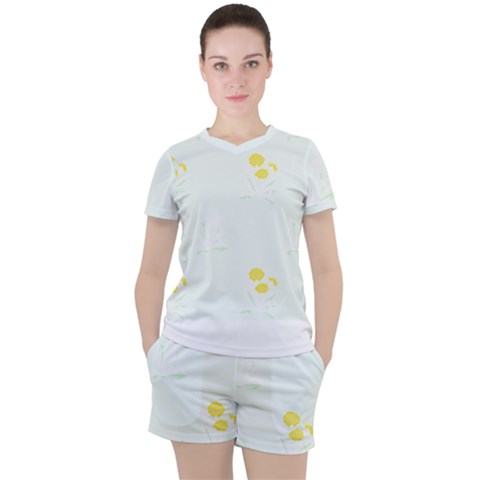 Dandelions T- Shirt In The Weeds T- Shirt Women s Tee And Shorts Set by maxcute