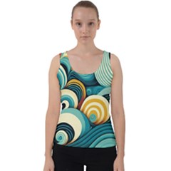 Waves Velvet Tank Top by fructosebat