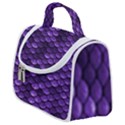 Purple Scales! Satchel Handbag View1