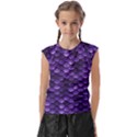 Purple Scales! Kids  Raglan Cap Sleeve Tee View1