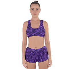 Purple Scales! Racerback Boyleg Bikini Set by fructosebat