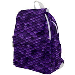 Purple Scales! Top Flap Backpack by fructosebat