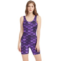 Purple Scales! Women s Wrestling Singlet by fructosebat