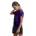 Purple Scales! Kids  Frill Chiffon Blouse View2