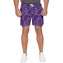 Purple Scales! Men s Runner Shorts by fructosebat