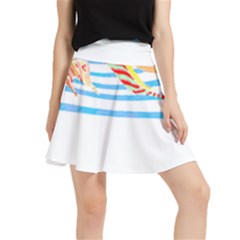 Fishing Lover T- Shirtfish T- Shirt (3) Waistband Skirt by maxcute