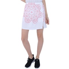 Flower Mandala T- Shirt Flower Mandala T- Shirt Tennis Skirt by maxcute