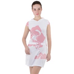 Flowers T- Shirt Flowers Pattern T- Shirt Drawstring Hooded Dress by maxcute