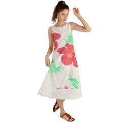 Hawaii T- Shirt Hawaii Flower Fashion T- Shirt Summer Maxi Dress by maxcute