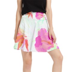 Hawaii T- Shirt Hawaii Flowerbages Pattern T- Shirt Waistband Skirt by maxcute