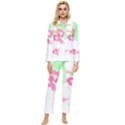 Hawaii T- Shirt Hawaii Garden Fashion T- Shirt Womens  Long Sleeve Velvet Pocket Pajamas Set View1