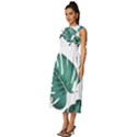 Hawaii T- Shirt Hawaii High Flower Modern T- Shirt Sleeveless Round Neck Midi Dress View2