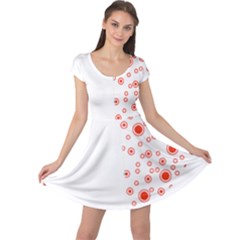 Heart Design T- Shirtheart T- Shirt Cap Sleeve Dress by maxcute