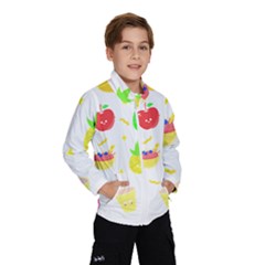 Kawaii Doodle T- Shirt Kawaii Doodle Food Illustration T- Shirt Kids  Windbreaker by maxcute