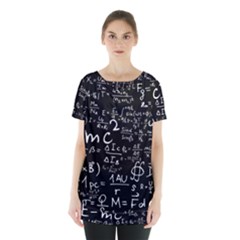 E=mc2 Text Science Albert Einstein Formula Mathematics Physics Skirt Hem Sports Top by Jancukart