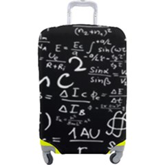 E=mc2 Text Science Albert Einstein Formula Mathematics Physics Luggage Cover (large) by Jancukart