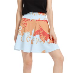 Painting T- Shirt Painting T- Shirt Waistband Skirt by maxcute