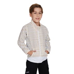 Pattern T- Shirt Circular Ring Patterns T- Shirt Kids  Windbreaker by maxcute