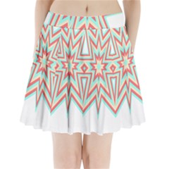 Pop Art T- Shirt Retro Star 3 Pleated Mini Skirt by maxcute