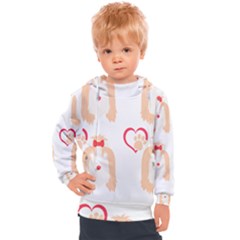 Shih Tzu Dog Pattern T- Shirtshih Tzu Dog Pattern T- Shirt (1) Kids  Hooded Pullover by maxcute