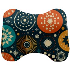 Abstract Pattern Head Support Cushion by Jancukart