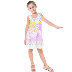 Snail Lover T- Shirtsnail T- Shirt Kids  Sleeveless Dress by maxcute