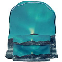 Blue And Green Sky And Mountain Giant Full Print Backpack by Jancukart