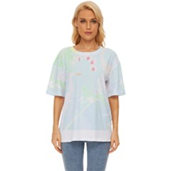 Tropical T- Shirt Tropical Garden Flower Bean T- Shirt Oversized Basic Tee by maxcute