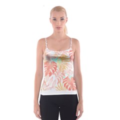 Tropical T- Shirt Tropical Graceful Globifloro T- Shirt Spaghetti Strap Top by maxcute