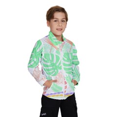 Tropical T- Shirt Tropical Leaves T- Shirt Kids  Windbreaker by maxcute