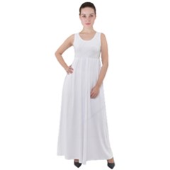 Undulating T- Shirt Waves T- Shirt Empire Waist Velour Maxi Dress by maxcute