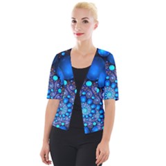 Digitalart Balls Cropped Button Cardigan by Sparkle